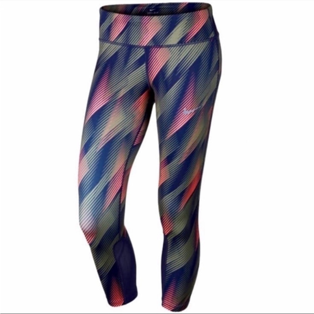 NIKE Power Epic Running Crop Leggings - small
